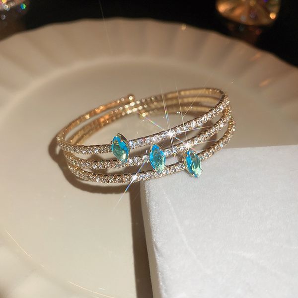 Luxury Bracelet Classic crystal Bracelet Designer for Women Cuff Multilayer Bangle Designer Cuff Jewelry Woman Party Gift