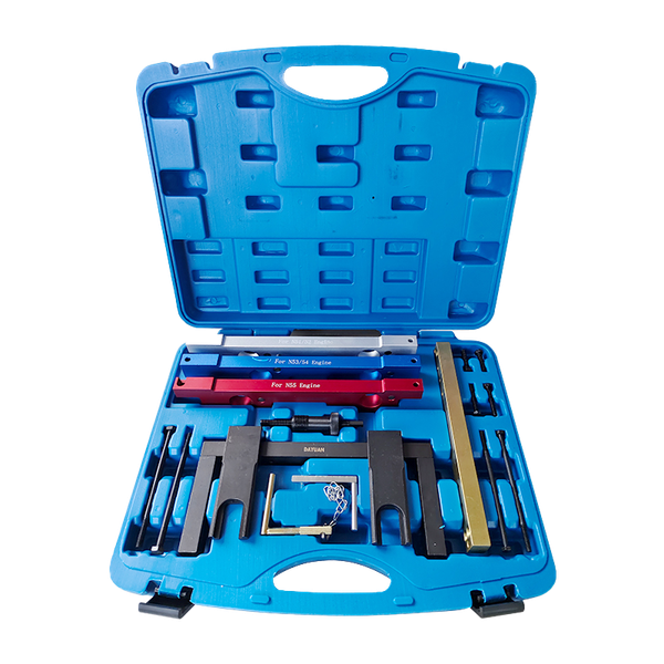 

Timing tools designed for locking crankshaft and camshafts in timing position