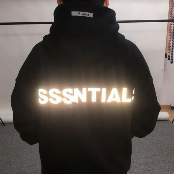 

2024 Warm Designer Hoodie Reflection Hooded Men Women High Quality Streetwear Pullover Sweatshirts Loose Jumper, Gray1