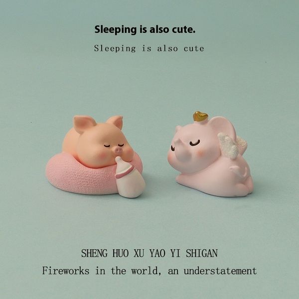 

Creative Mini Ins Cute Elephant Bottle Pig Doll Car DIY Car Center Console Decoration Small Ornament