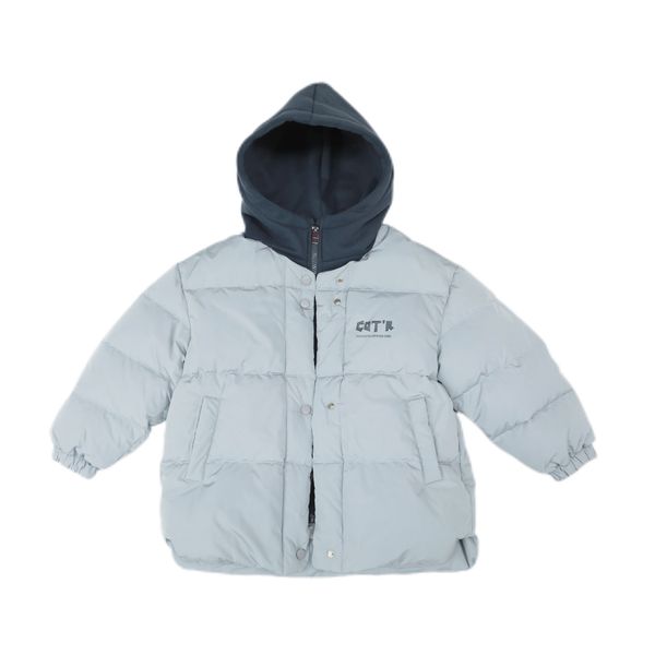 

Kids' Insulated Down Winter Vest - Cozy and Wind Resistant for Toddlers, Silver