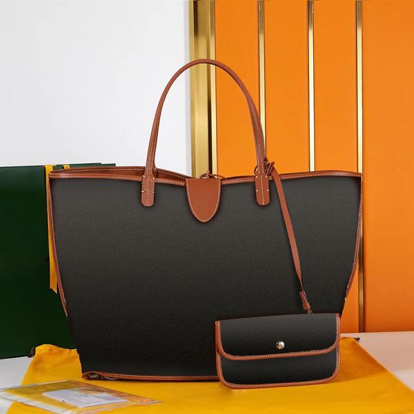 

Womens Designer handbags tote genuine leather Messenger Handbag Large Capacity Totes Straw Weaving Bag Composite bags purse Shopping bag Black, Red