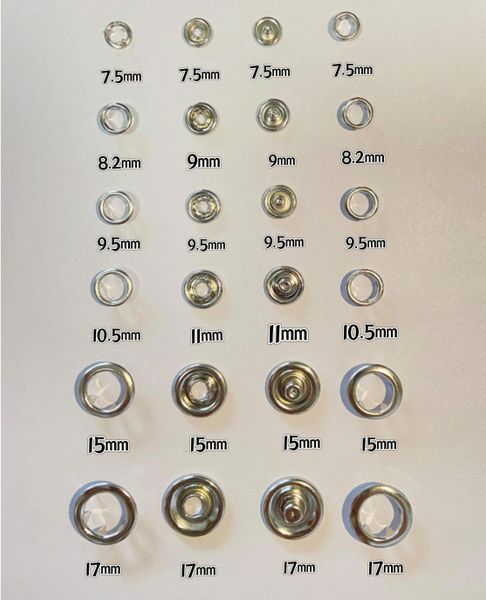 

Durable Five Claw Buttons for Various Fabrics - Assorted Colors Available