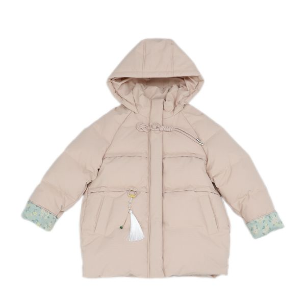 

Sturdy Youth Winter Jacket with Quilted Lining Water-Resistant Design, Pink