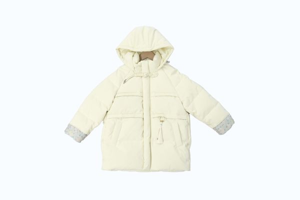 

Teenage Insulated Quilted Windbreaker Sturdy & Rain-Proof for Winter Use, White