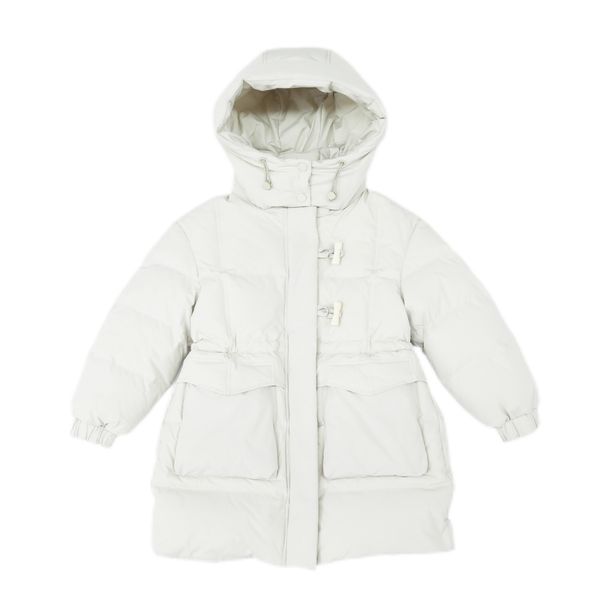 

Children's Cozy Down Filled Winter Vest with Wind Resistance, White
