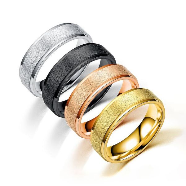 

Stainless Steel Men Women Finger Ring Fashion God Wedding Jewelry Engagement Couple Lovers Rings Wholesale Size 5-13