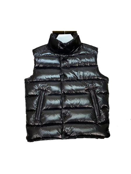

designer puffer vest mens jacket vest winter mens stand collar vest gilet luxury down jacket vest feather filled material coat graphite black white couple coat