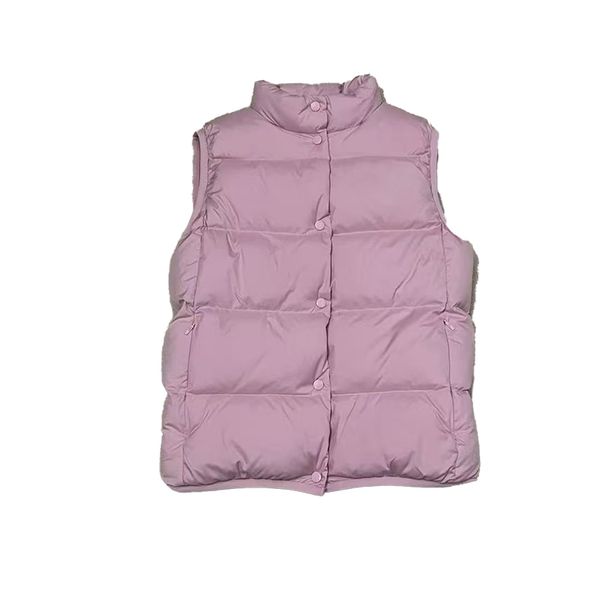 

vest winter jacket puffer vest designer jacket vest mens vest gilet luxury down jacket vest feather filled material coat graphite black white pink couple coat