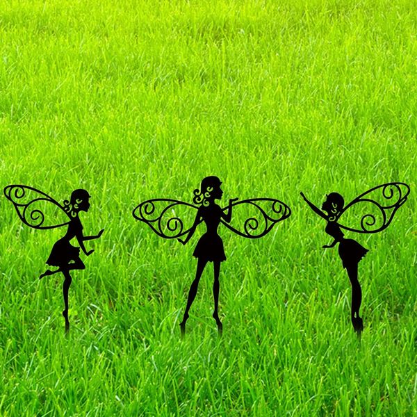 

Garden Decor Whimsical Garden Stakes Handmade Iron Outdoor Patio Decoration