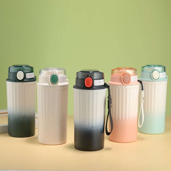 

304 stainless steel insulated American coffee home office cup, creative gift, car cup customization, Pink