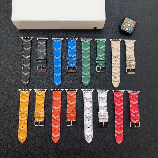 

Leather Apple Embossed Watch Band 49mm with Metallic Letters - Compatible with Series 8 & Ultra Models