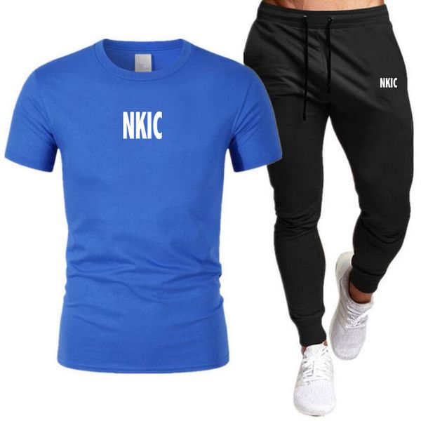 

Summer Men's Sets Fashion Brand Tracksuit Men Short Sleeve 100% Cotton T Shirts Sport Shorts Suit Men Casual Men Clothing Mens Joggers Sets, Green 1