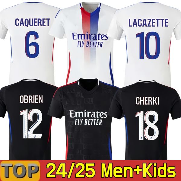 

2024 Maillot Lyon Soccer Jerseys Olympique Lyonnais OL Digital TRAORE MEMPHIS 24 25 Men Football Shirt Kids Kit CAQUERET TOLISSO JEFFINHO OL AOUAR TAGLIAFICO SARR, 24 25 home kids