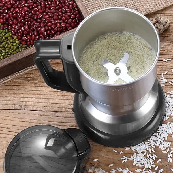 

High power electric coffee grinder kitchen grain nut bean spice multifunctional household 240824