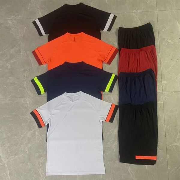 

Mens tracksuits tech set two-piece tracksuit summer sports fitness jogging suits running shirts shorts quick dry sportswear soccer jersey basketball gym t-shirt 2XL, White