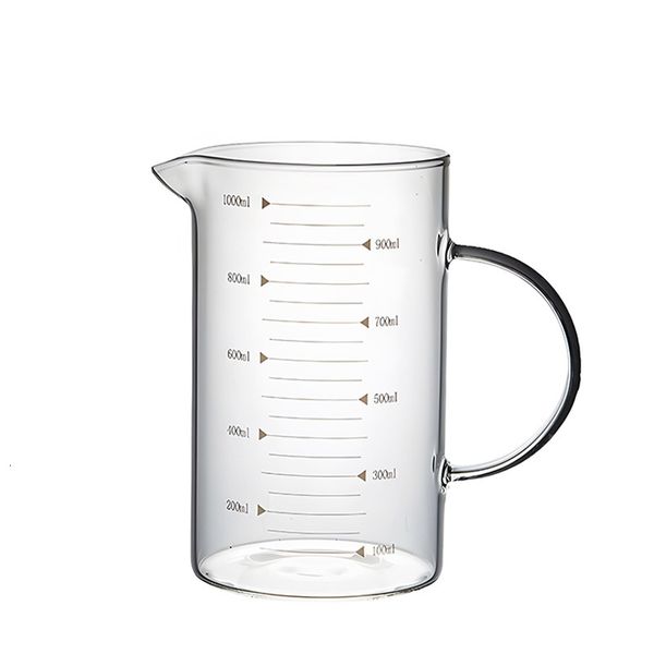

Microwave Oven Heat-resistant High Borosilicate Thickened Graduated Milk Glass Measuring Cup Wholesale