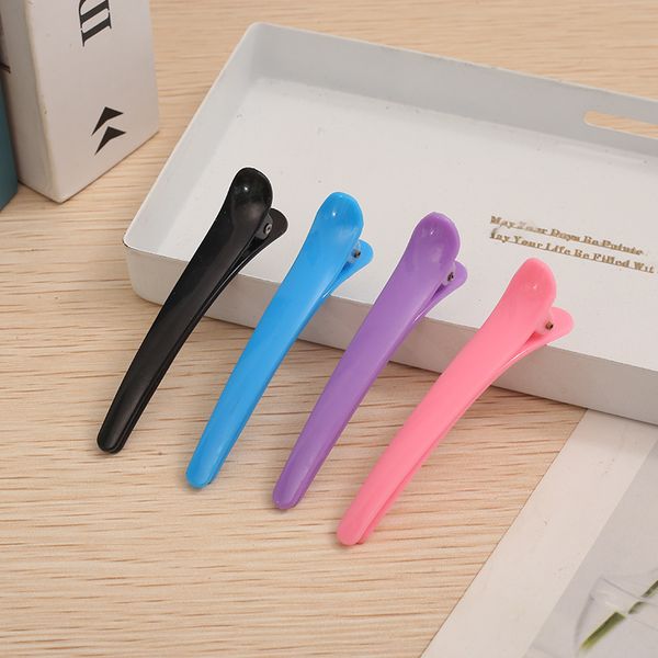 

Frosted duck mouth clip Macaron hair salon commonly used in summer face makeup large color cute bangs clip