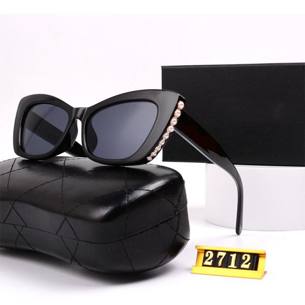

Womens Designer Sunglasses for Women Cat eye Sunglasses Pearl Sunglasse Casual Goggle Adumbral Polarized Glasses Outdoor UV400 Eyeglasses Men