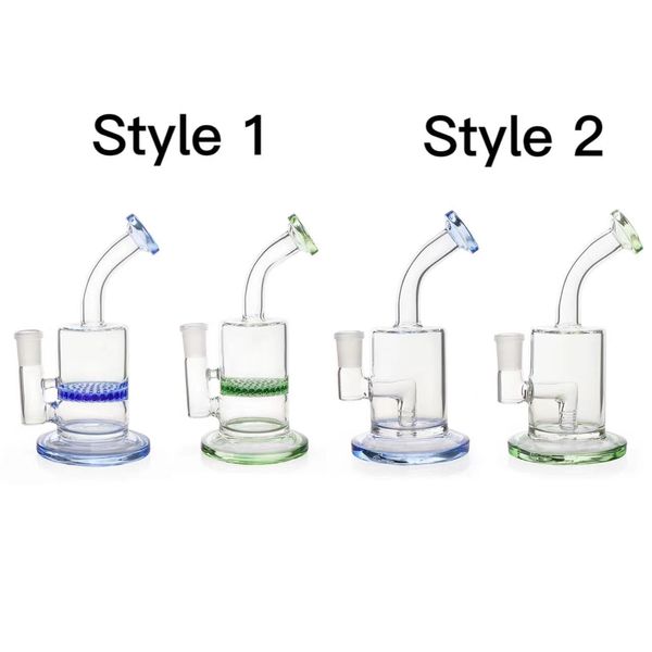 Beracky 14mm Female Glass Water Bongs Two Styles Thick Glass Dab Rigs Water Pipes Beaker Bong Heady Oil Rigs For Dab Smoking