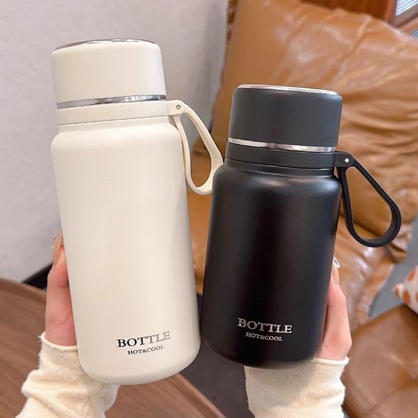 

Tea separation insulated large capacity tea brewing mens and womens outdoor portable stainless steel cup with lid for drinking water, Blue