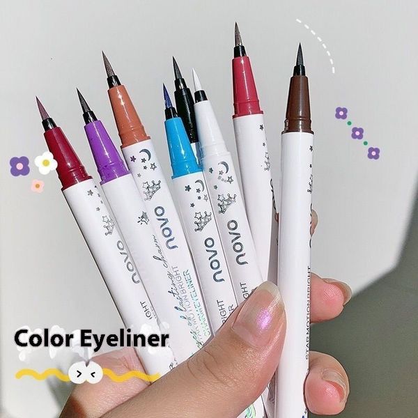 

Soft Hair NOVO Color Eyeliner Pencil - Long-Lasting, Smooth Application for Perfect Eye Lines, Orange