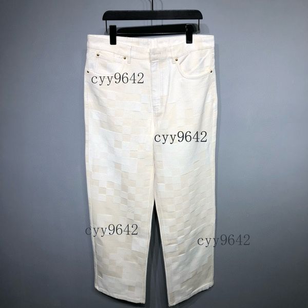 Men's Plus Size Pants Oversize sports pants with torn and torn printed embroidered cotton pants t3t3f