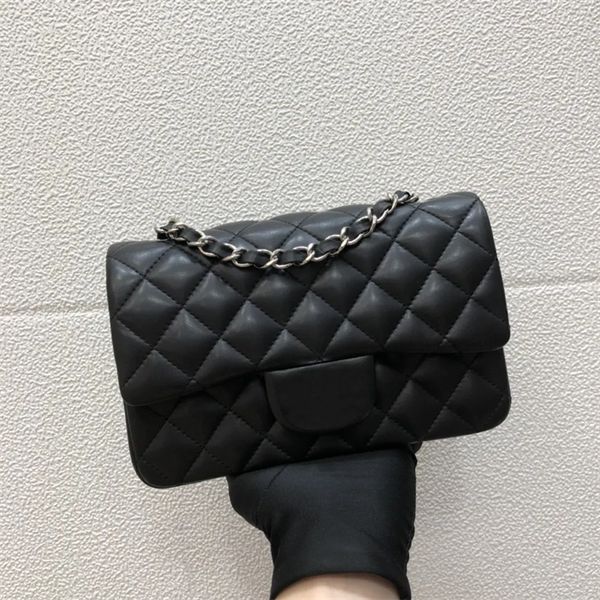 

Designer bag 10A luxury bag crossbody bag women's shoulder bag 20CM classic flip bag handbag CF chain bag wallet fashionable leather bag Shoulder Bags mini bag A629, A22