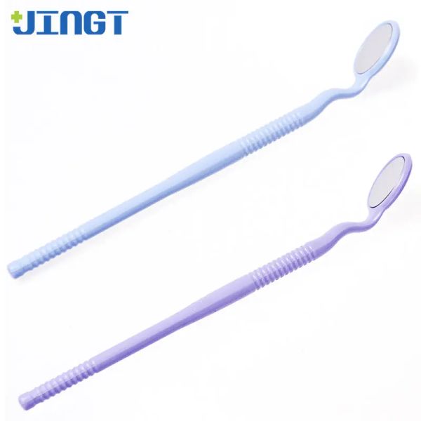 

JINGT Dental Oral Mirror With Hook Double-Sided Mouth Resistance High-Temperature High Pressure Disinfection Double Sided