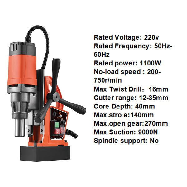

Precision Compact Magnetic Drill with Powerful Performance XD2-ZTS35