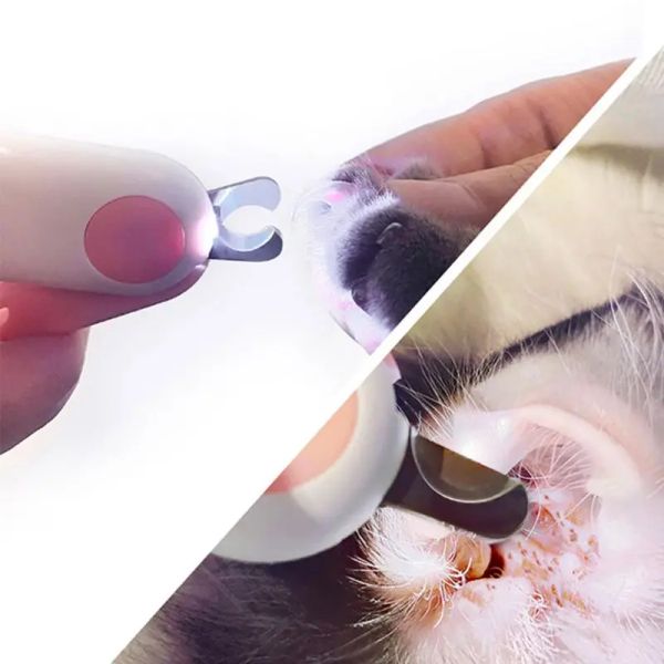 

Professional Pet Nail Clipper with LED Light Portable Convenient Cat and Dog Claw Scissors Grooming Tools Puppy Supplies