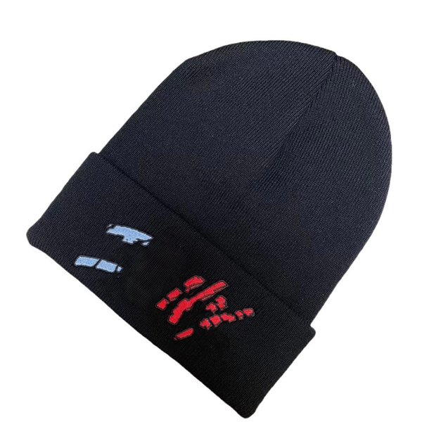 

Knit cap Trendy winter wool fleece cap Men's Women's classic fashion warm cap Casual cashmere leisure personality printing outdoor cap, Orange