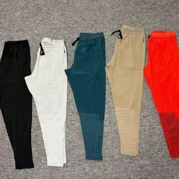 

Sports stretch sweatpants basketball mens gym elastic pants fitness tights sportswear quick drying running training compression jogger pants yoga long leggings, Red