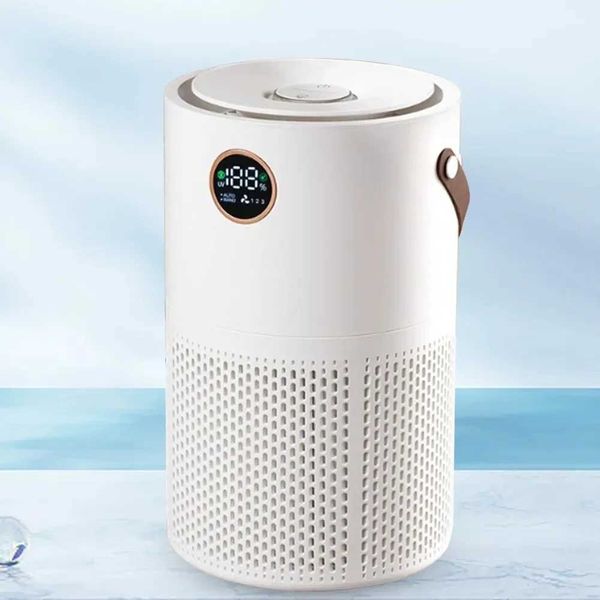 Air Purifier 10000mAh Desktop Silent Negative Ion Portable Deodorizer Suitable for Bedroom Office Living Room M240830