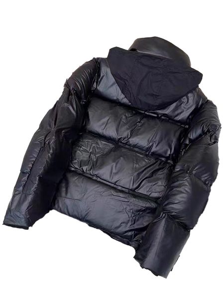 

winter jacket hoodie jacket mens pufferjacke designer puffer jacket womens down jacket coat sleeves detachable winter men's jacket stand-up collar coat size s-2xl, Black