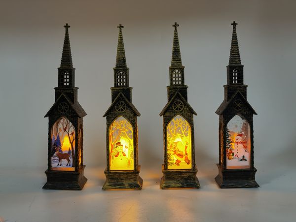 

Christmas gift Chapel series LED lights to give children gifts
