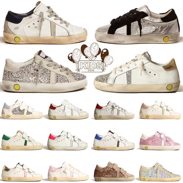 

2024 Top Fashion Big Kids Shoes Designer Goldenstars Low Panda Kid Sneakers children boys girls youth grade school toddler infants Italy brand Sports Trainers, B (1)