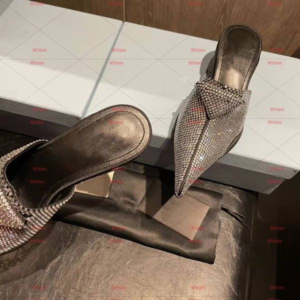 

Iconic Triangular Logo Square Head Women's High Heels for Spring, Available in Multiple Sizes, Brown