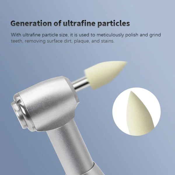 

GDR Dental Polishing Head Ultra-Fine Particle Size for High-Gloss Polishing removing surfaoe dirt, plaque,stains Abrasion Result