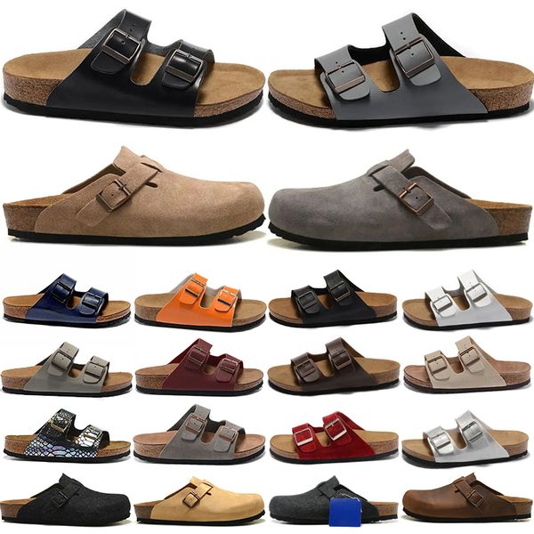 

2024 slippers for men women slides sliders designer sandals black grey brown clogs suede snake leather slipper buckle strap sandal mens womens slide flip flops shoes, Ivory