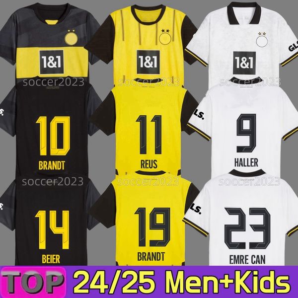 

4XL 2024 DoRTmuNDs Soccer Jerseys SANCHO Kids Kit REYNA 24 25 Football Shirt Home Away 3RD HALLER REUS MOUKOKO BRANDT HUMMELS MOUKOKO BRANDT EMRE CAN MEUNIER Sets, Socks