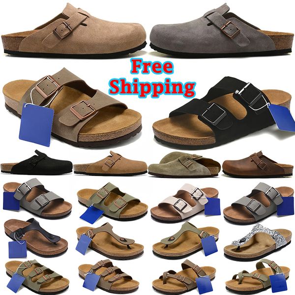 

Free Shipping designer sandals boston clogs slipper slides shoes mules clog sliders slippers for mens womens sandles slides sandales sandalias 36-46, Ultramarine