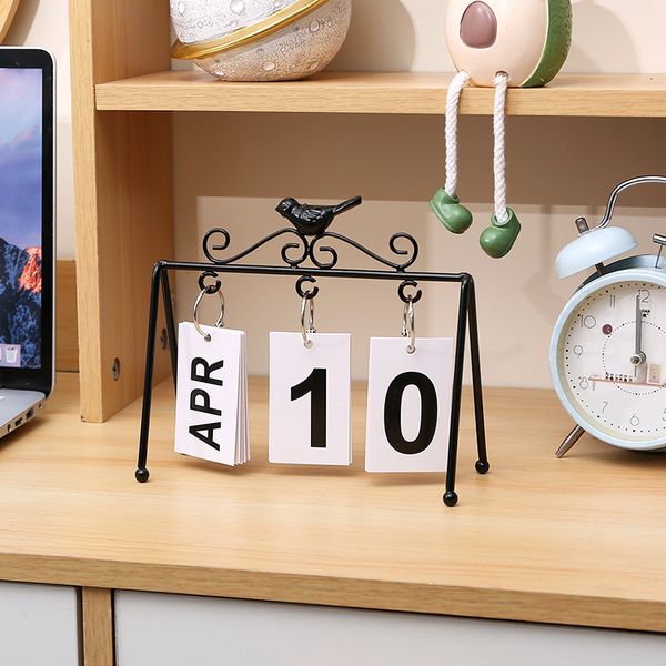 

Calendar Wholsale Page Flipping Perpetual Desk Bedroom Desktop Decoration DIY