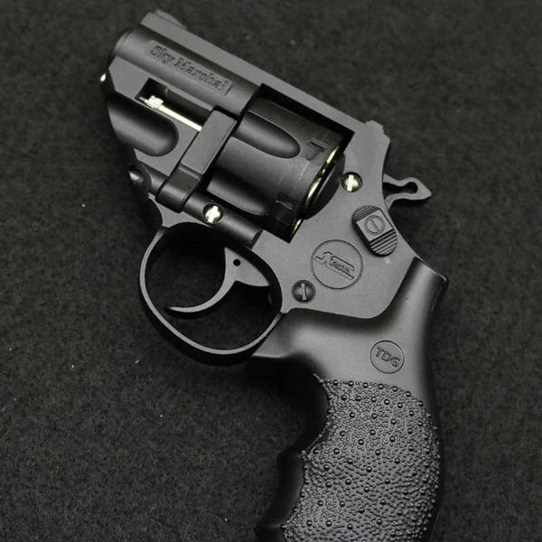 

EDC Mini portable sky revolver alloy gun model creative gift toy W240831