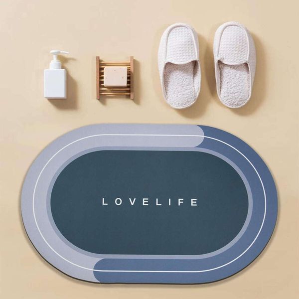 

Minimalist Diatoeous Earth Bathroom Mats - Quick-drying, Non-Slip, Dirt-Resistant