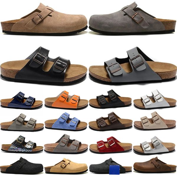 

free shipping 2024 slippers men women designer sandals black brown grey slides nubuck leather clogs mens sliders buckle strap slipper flip flops shoes sandal slide, Lavender