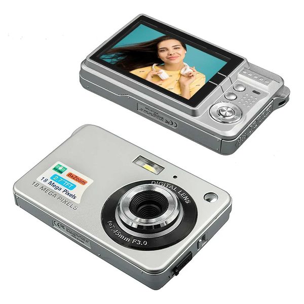 High definition digital camera with LCD screen childrens 8X zoom shock resistant compact student beginner CCD photography M240831