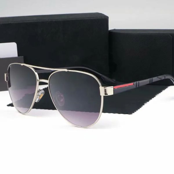 

2024 Designer sunglasses for men luxury trend Oval designer summer shades polarized eyeglasses black vintage oversized sun glasses of women male sunglass with box