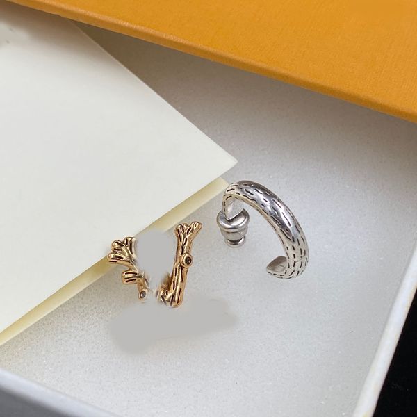 

Elegant Crystal 18K Gold Plated Silver Earring Luxury Brand Designers Women Rhinestone Ear Stud Fashion Wedding Party Jewerlry Accessories