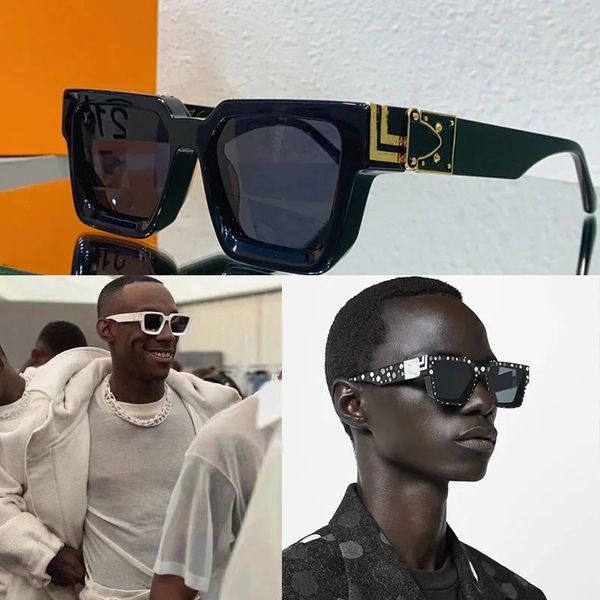 

Luxury Designer sunglasses For men Summer style 1.1 MILLIONAIRE Sunglasses Top quality sunglasses with classic black frame and gold LOGO